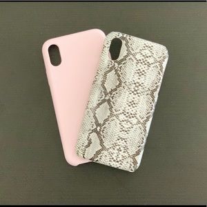 (2) iPhone Xs Phone Cases